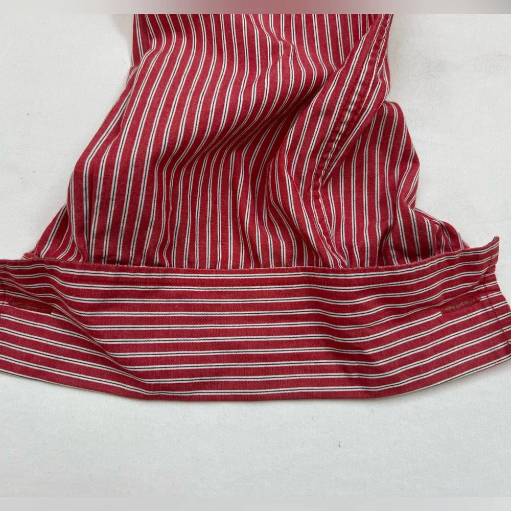 Talbots Women's Blouse Striped Buttons Shirt Top Size 12 French Cuffs Links LS - Picture 10 of 16